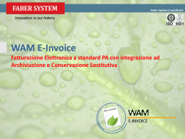 WAM E-Invoice - Faber System
