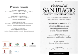 Scarica il programma - Festival San Biagio