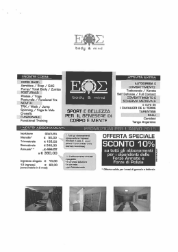 Page 1 bodg & mind _ CDP`SI Aerobica / Stop / GAG Pump/ Total