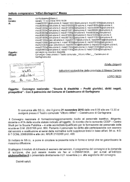 Convegno su scuola e disabilità