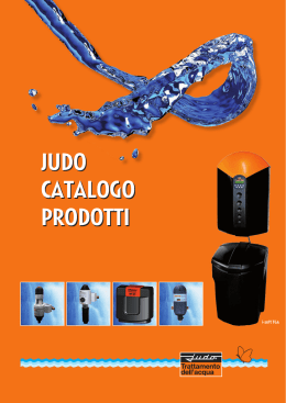 JUDO CATALOGO PRODOTTI - Judo Wasseraufbereitung GmbH