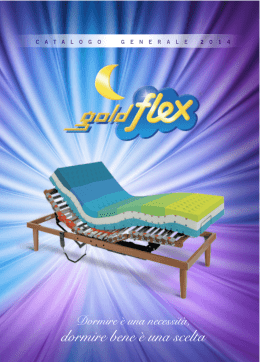 scarica il pdf catalogo materassi