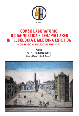 corso laboratorio di diagnostica e terapia laser in