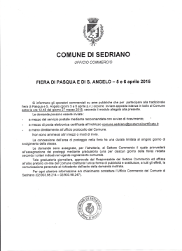 Serdiano-Fiera di Pasqua e Pasquetta 2015
