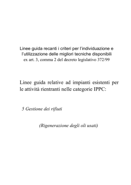LG MTD rigenerazione oli usati