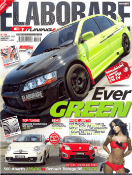 Page 1 Page 2 Una ventata di novit&agrave; dall`Alcar Italia, azienda