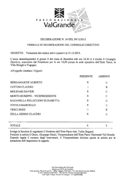 Scarica il documento - Parco Nazionale Val Grande