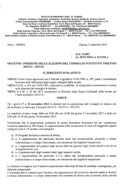 ISTITUTO SUPERIORE LICEO DI FAENZA Artistico