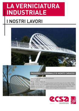 Scarica la brochure completa dei nostri lavori del settore