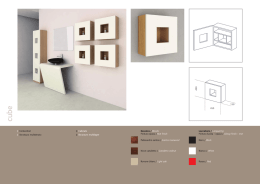 omw - mat Finitura lucida - opaca / Glossy finish