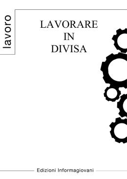 LAVORARE IN DIVISA - Comune di Brescia