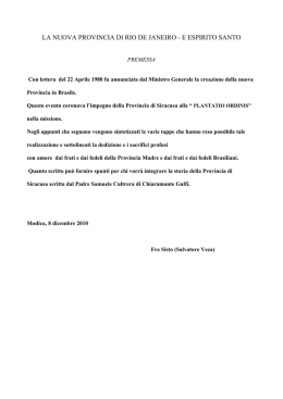 la nuova provincia di rio de janeiro - e espirito santo