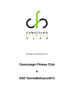 Camuzzago Fitness Club e ASD TennisBellusco2012