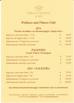 & §PA Wellness and Fitness Club