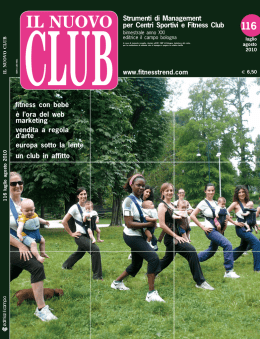 Strumenti di Management per Centri Sportivi e Fitness Club fitness