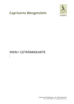 Wein und Getr&auml;nkekarte CdC Sommer_14