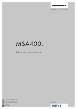 MSA400. - Siegenia aubi