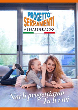 Scarica il PDF del nuovo dépliant di Progetto Serramenti!