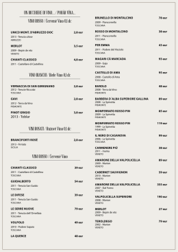 VINO BIANCHI / Biele V&iacute;no 0,1 dc VINO ROSSO