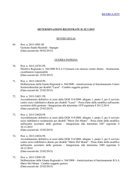 Marzo 2015 - Comune di Modena