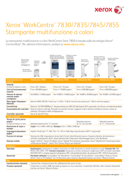 WorkCentre 7830/7835/7845/7855 Detailed Specifications