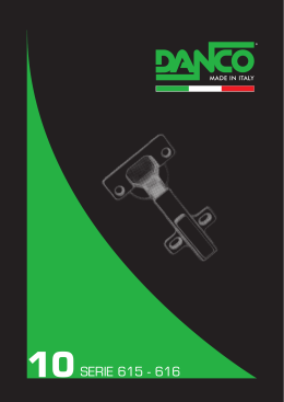 SERIE 615 - 616 - Danco cerniere