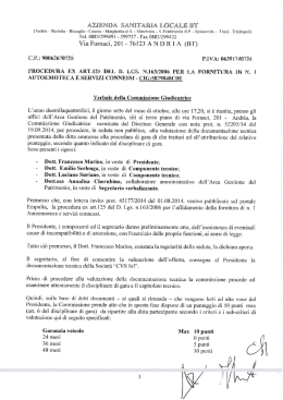 Tel. 0883/299491 - 299757 - Fax 0883/299432 Via Fornaci, 201