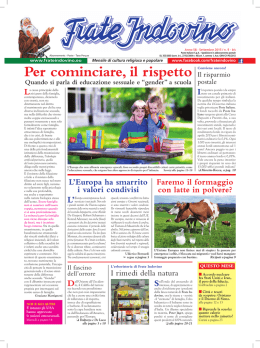 Settembre - Frate Indovino