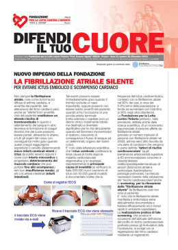 LA FIBRILLAZIONE ATRIALE SILENTE