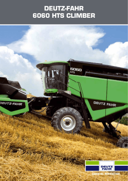 Mietitrebbie Deutz Fahr Serie 6060 HTS Climber