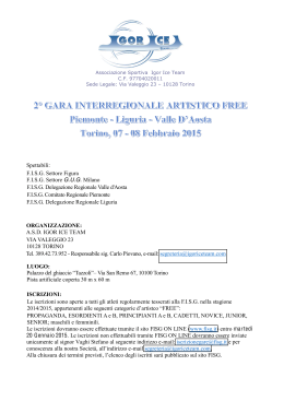 Annuncio 2a Prova Interregionale Free - Torino 7