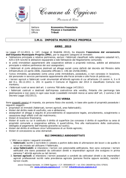 informativa imu anno 2015