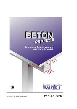 Manuale BETONexpress
