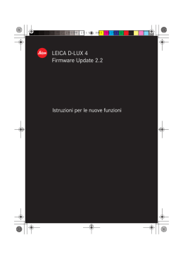 LEICA D-LUX 4 Firmware Update 2.2
