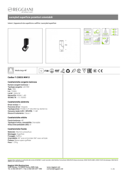 sunnyled superficie proiettori orientabili