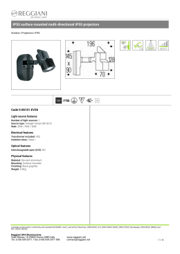 IP55 proiettori pluridirezionali da superficie IP55