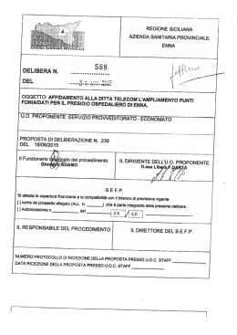 delibera n.588 del 31.07.2015 affidamento alla ditta telecom