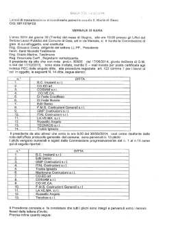 Lavori di manutenzione straordinaria paiestra scuoia S. i`v`iaria di