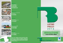 IRRIGAZIONE - Boldarino SpA