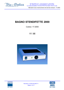 BAGNO STENDIFETTE 2000