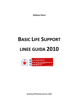 BASIC LIFE SUPPORT LINEE GUIDA 2010
