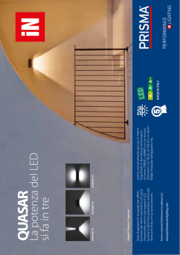 scarica il catalogo - Performance in Lighting