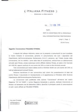 ITALIANA FITNESS - Ente di Assistenza Penitenziaria