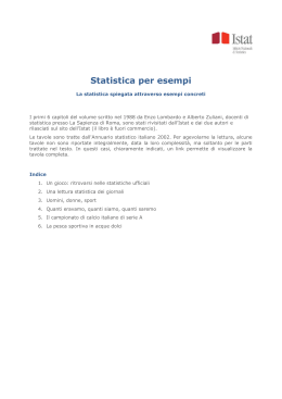 Statistica per esempi