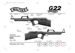 Istruzioni per l`uso GB F E I