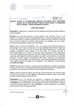 fondazione irccs ca` granda ospedale maggiore policlinico