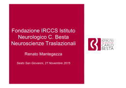 Fondazione IRCCS Istituto Neurologico C. Besta Neuroscienze