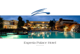 Brochure Esperia Palace Hotel