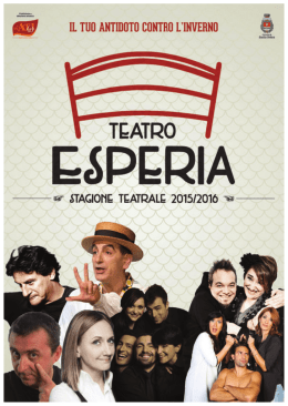 scarica programma stagione teatro esperia 2015/2016