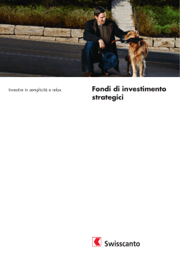Fondi di investimento strategici - Banca dello Stato del Cantone Ticino